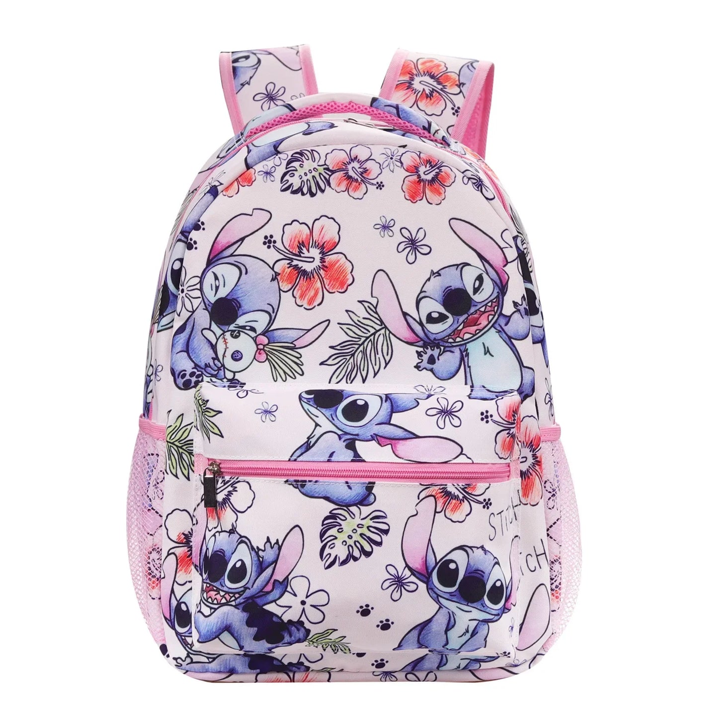 Stitch Primary School Bag Children's Cartoon Backpack Backpack Boys Girls Anime Kawaii Cartoon School Bag Mochila