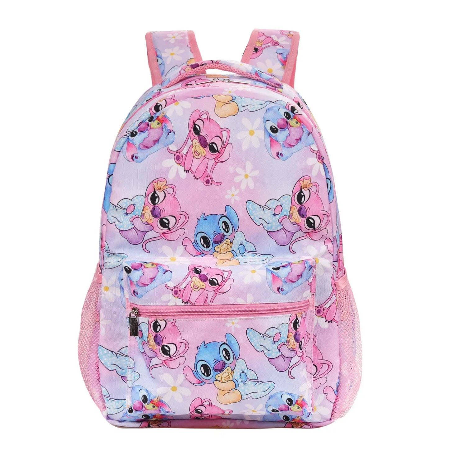 Stitch Primary School Bag Children's Cartoon Backpack Backpack Boys Girls Anime Kawaii Cartoon School Bag Mochila