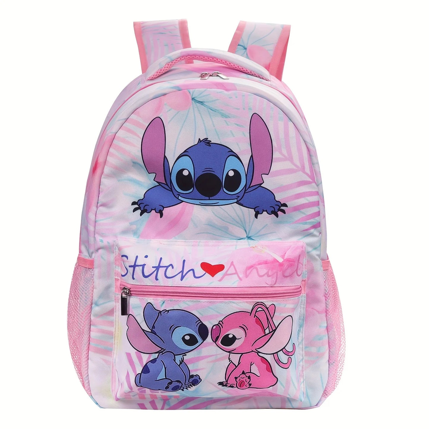 Stitch Primary School Bag Children's Cartoon Backpack Backpack Boys Girls Anime Kawaii Cartoon School Bag Mochila