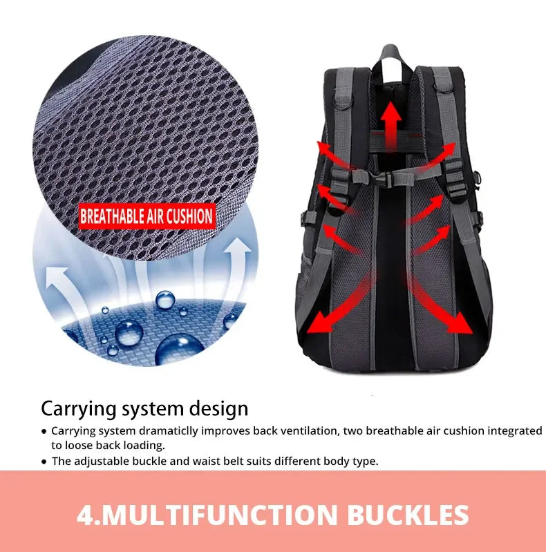 Classic Travel Backpack Men Waterproof Hiking Computer Laptop Backpack Bag Men School Sport Backpack Men Nylon Outdoor Bag Wome