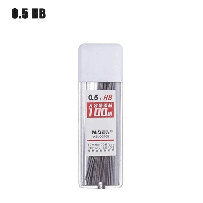 0.5/0.7mm Mechanical Pencil Leads 2B/HB Automatic Pencil Core Tudent Writing Painting Refills Office School Supplies Art Drawing