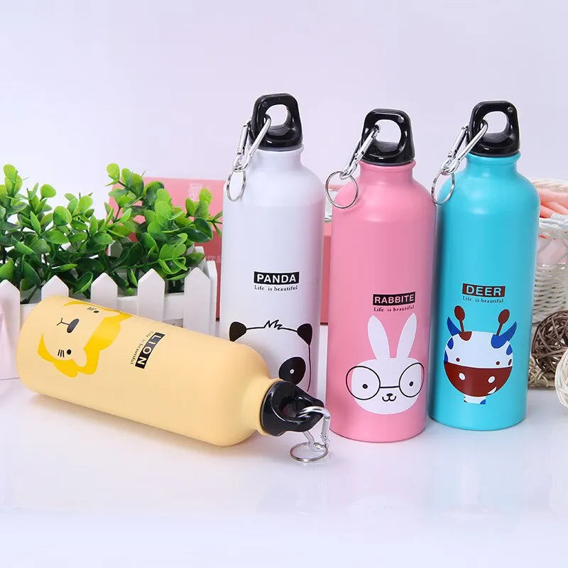 Bolttle Lovely Animals Creative Gift Outdoor Portable Sports Cycling Camping Hiking Bicycle School Kids Water Bottle