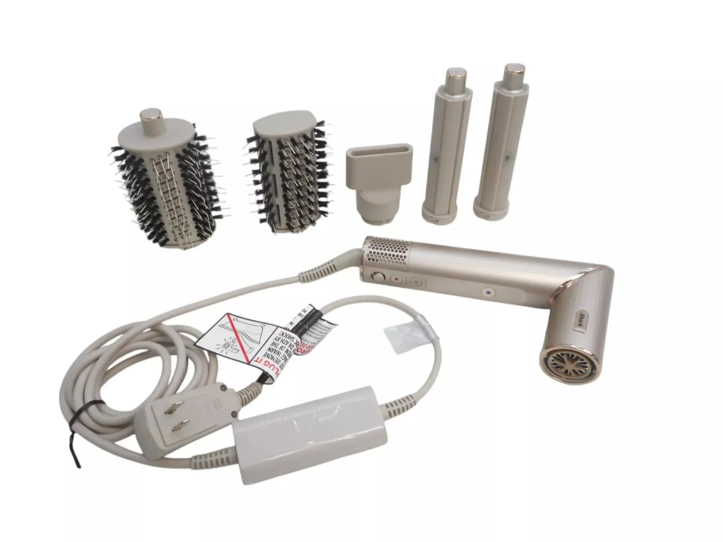 Shark HD430 FlexStyle Negative Ion Hair Dryer&Airwrap,Powerful Hair Dryer Brush & Multi-Styler with Auto-Wrap Curlers