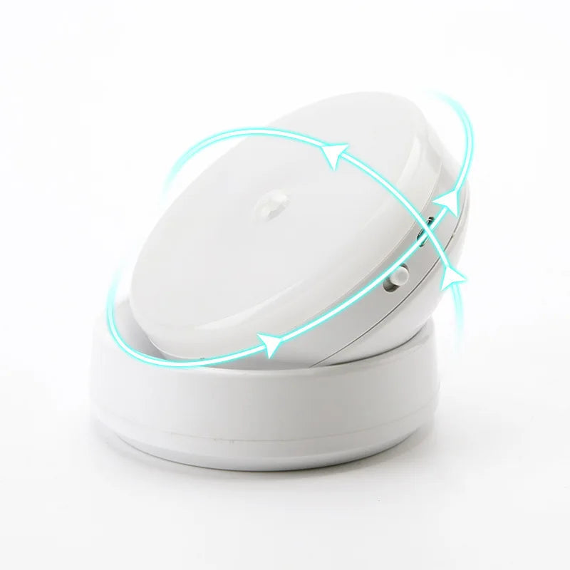 Xiaomi Night Lamp With Motion Sensor Night Light Rechargeable Wireless Led 360 Rotating Magnetic For Kitchen Room Bedside Table