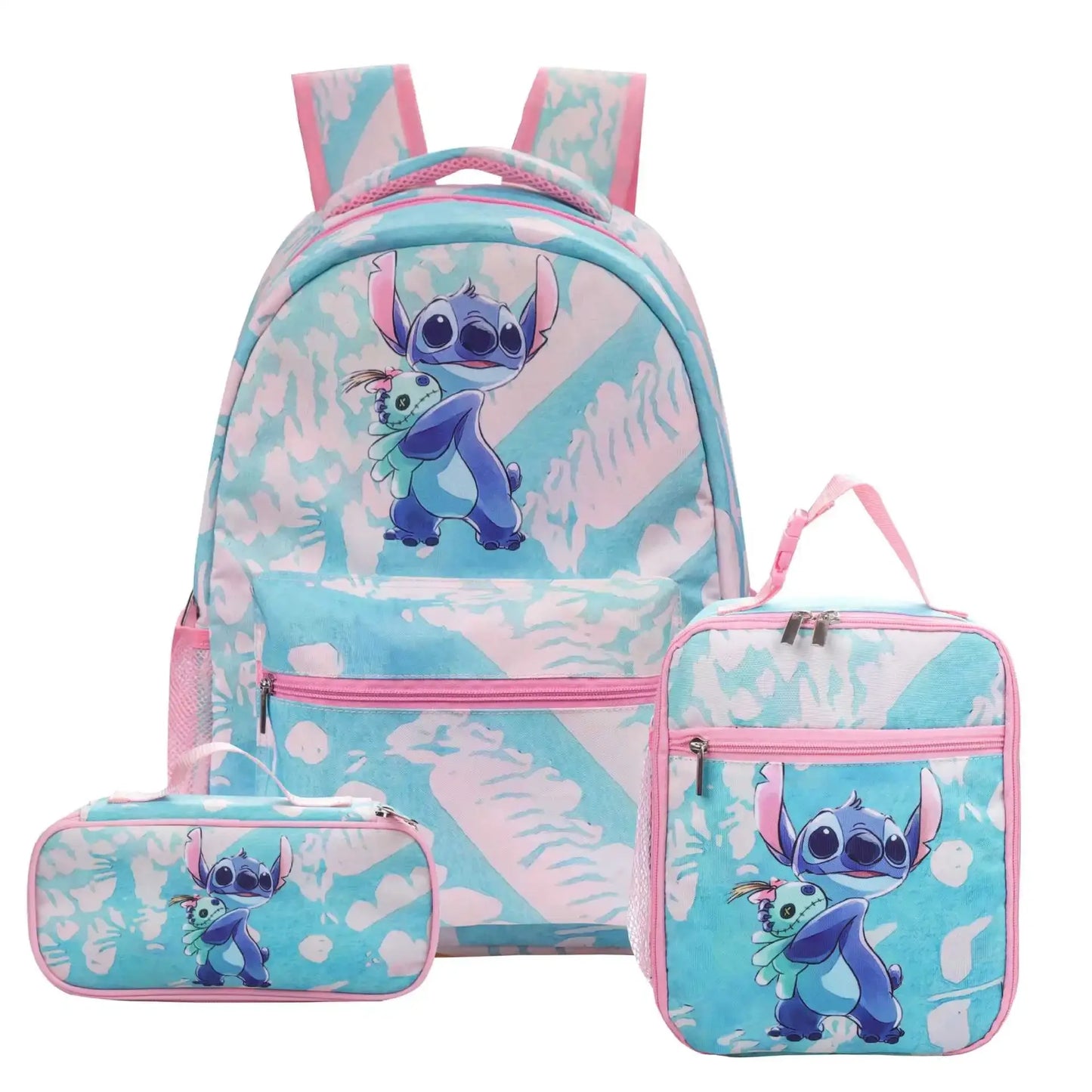 Stitch Primary School Bag Children's Cartoon Backpack Backpack Boys Girls Anime Kawaii Cartoon School Bag Mochila