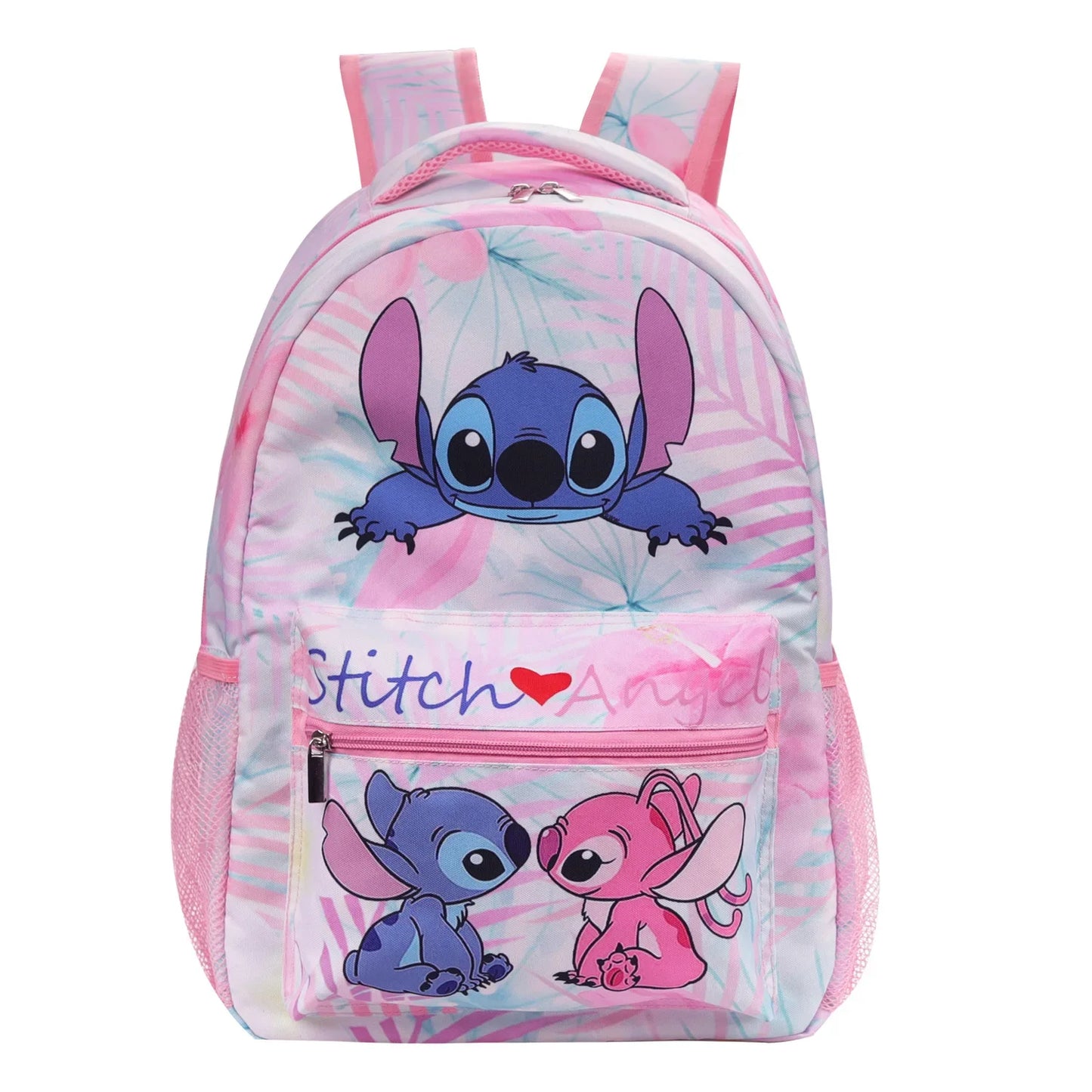 Stitch Primary School Bag Children's Cartoon Backpack Backpack Boys Girls Anime Kawaii Cartoon School Bag Mochila