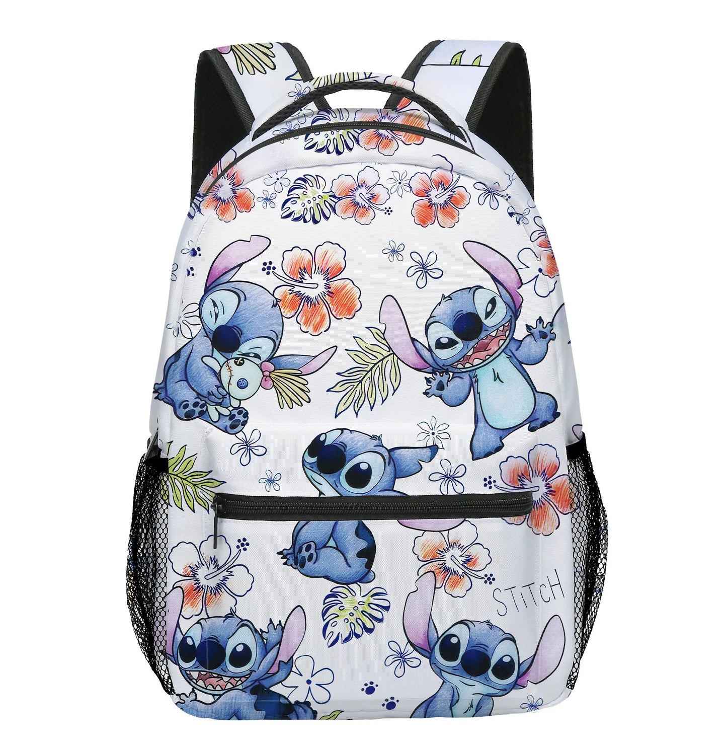 Stitch Primary School Bag Children's Cartoon Backpack Backpack Boys Girls Anime Kawaii Cartoon School Bag Mochila