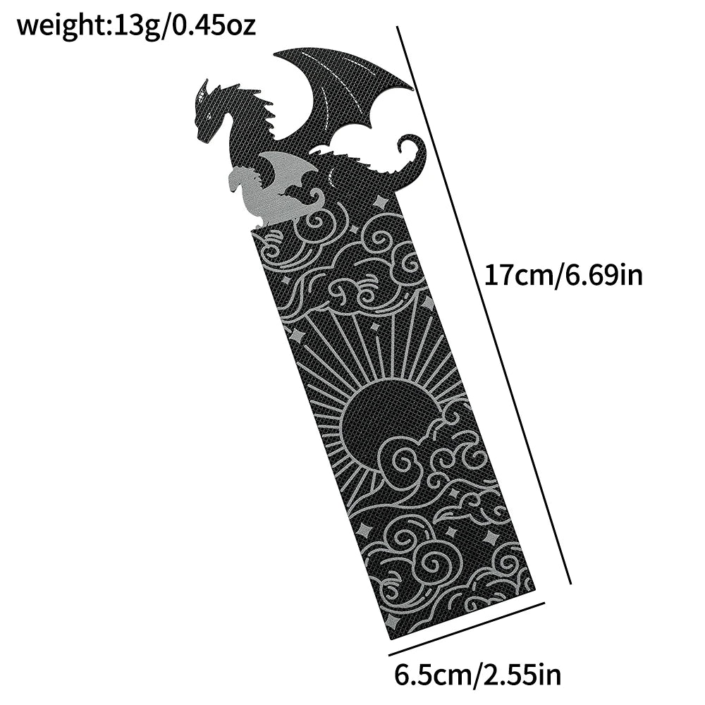 Anime Black Dragon Bookmarks Collection Gift for Book Lovers Acrylic Book Mark for Men Women Teacher Friend Kid Marker Reading