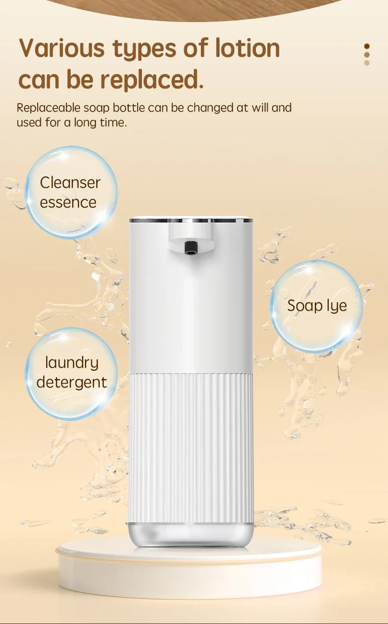 Xiaomi Automatic Soap Dispenser For Bathroom Accessories Automatic Liquid Soap Dispenser 360ML TYPE-C White 4 Level Foam Soap