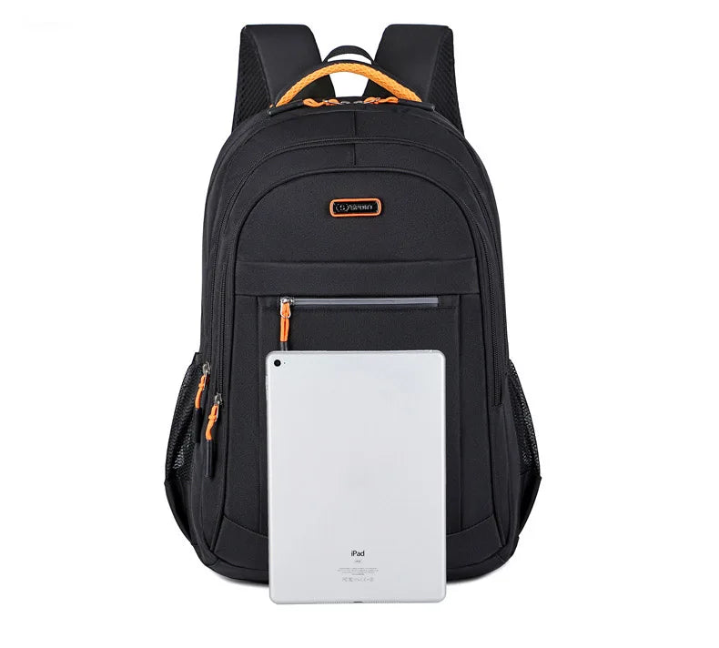 Backpack Men's Women's Oxford Cloth Backpack High Capacity Junior High School Student Schoolbag Men's Travel Backpack