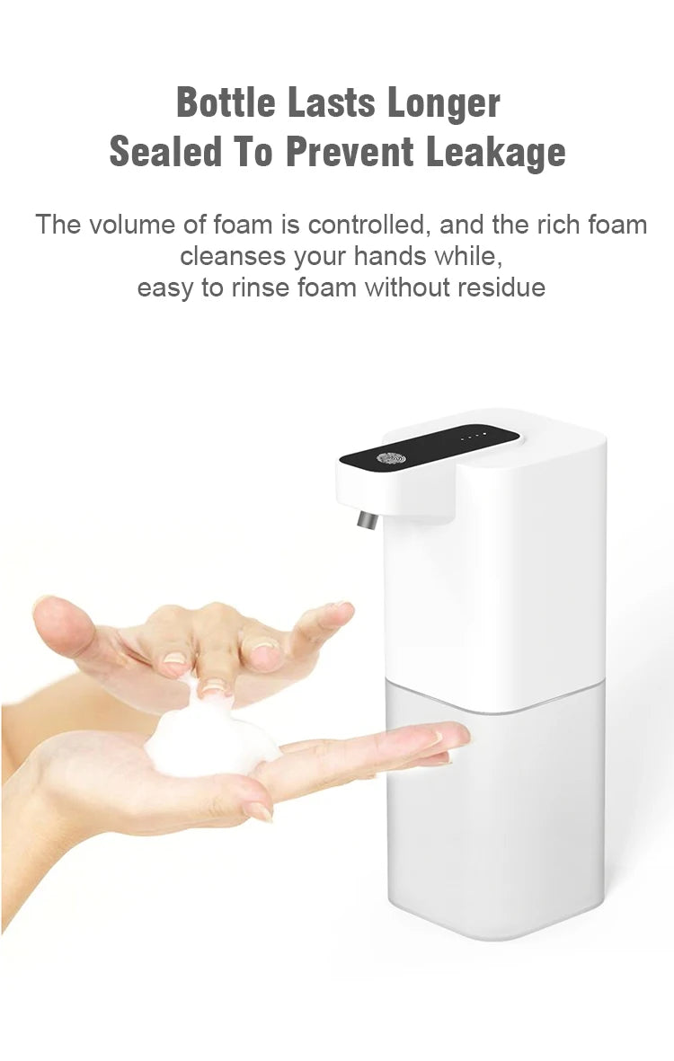 Automatic Inductive Soap Dispenser Foam Washing USB Rechargeable Smart Hand Washing Soap Dispenser Alcohol Spray Dispenser