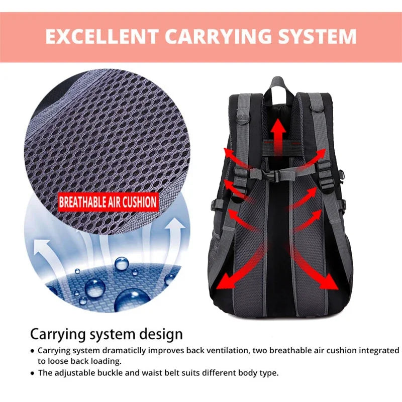 Classic Travel Backpack Men Waterproof Hiking Computer Laptop Backpack Bag Men School Sport Backpack Men Nylon Outdoor Bag Wome