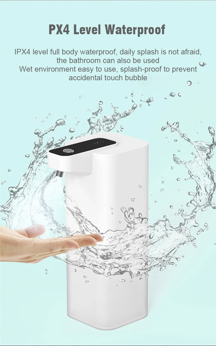 Automatic Inductive Soap Dispenser Foam Washing USB Rechargeable Smart Hand Washing Soap Dispenser Alcohol Spray Dispenser