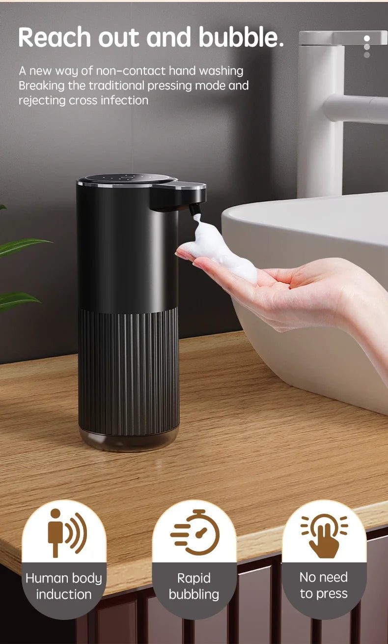 Xiaomi Automatic Soap Dispenser For Bathroom Accessories Automatic Liquid Soap Dispenser 360ML TYPE-C White 4 Level Foam Soap