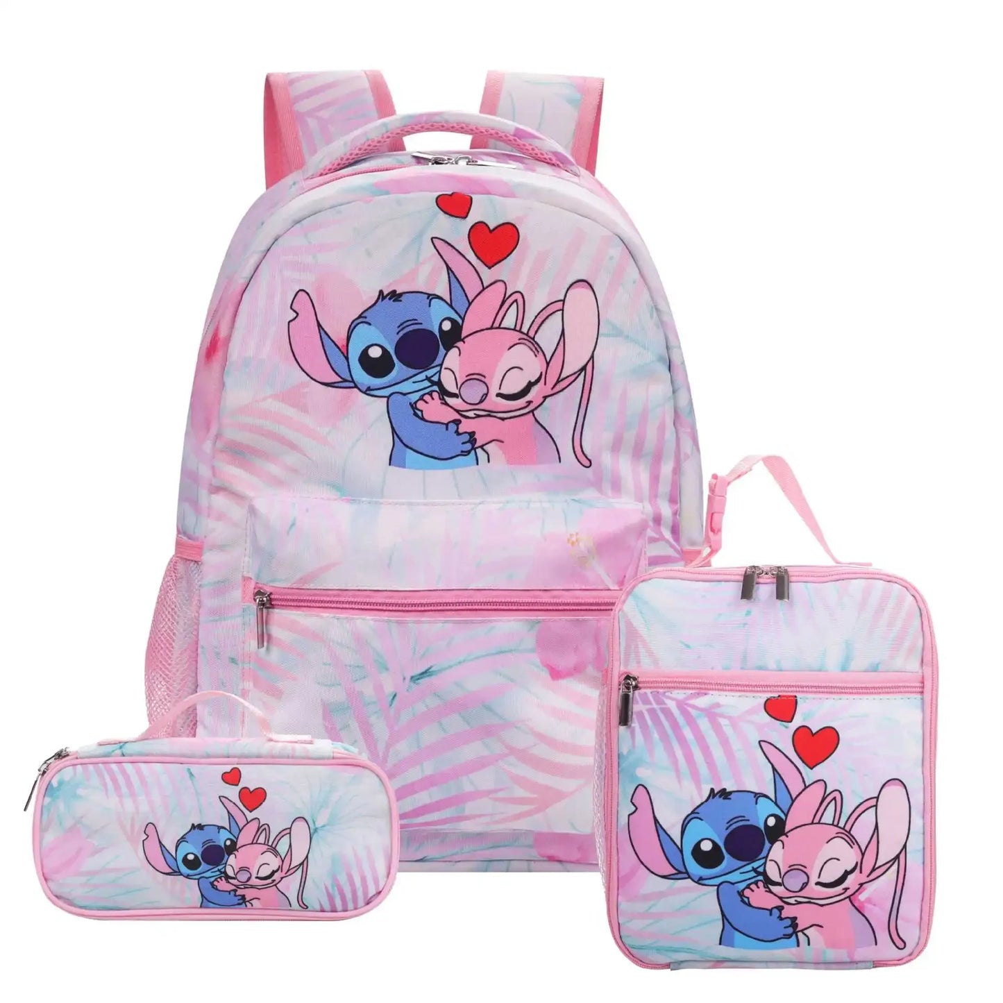 Stitch Primary School Bag Children's Cartoon Backpack Backpack Boys Girls Anime Kawaii Cartoon School Bag Mochila