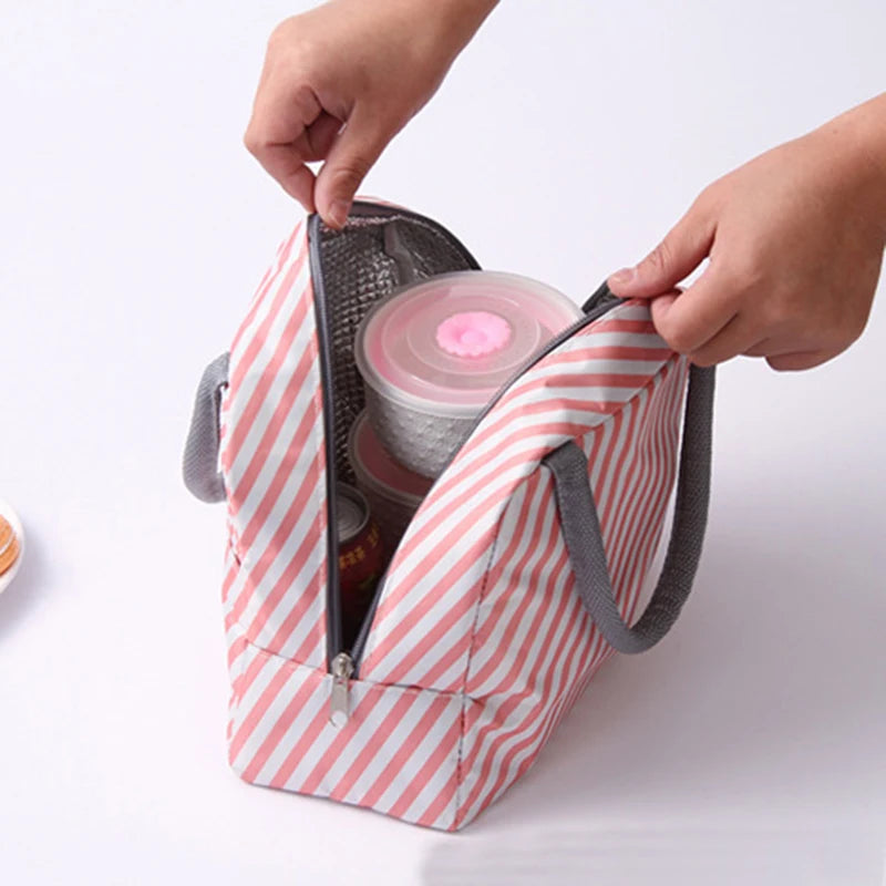 Lunch Bag Handle Insulation cooler bag for Women kid Lunch Box picnic travel Portable Food Storage Breakfast Thermal Food Bag