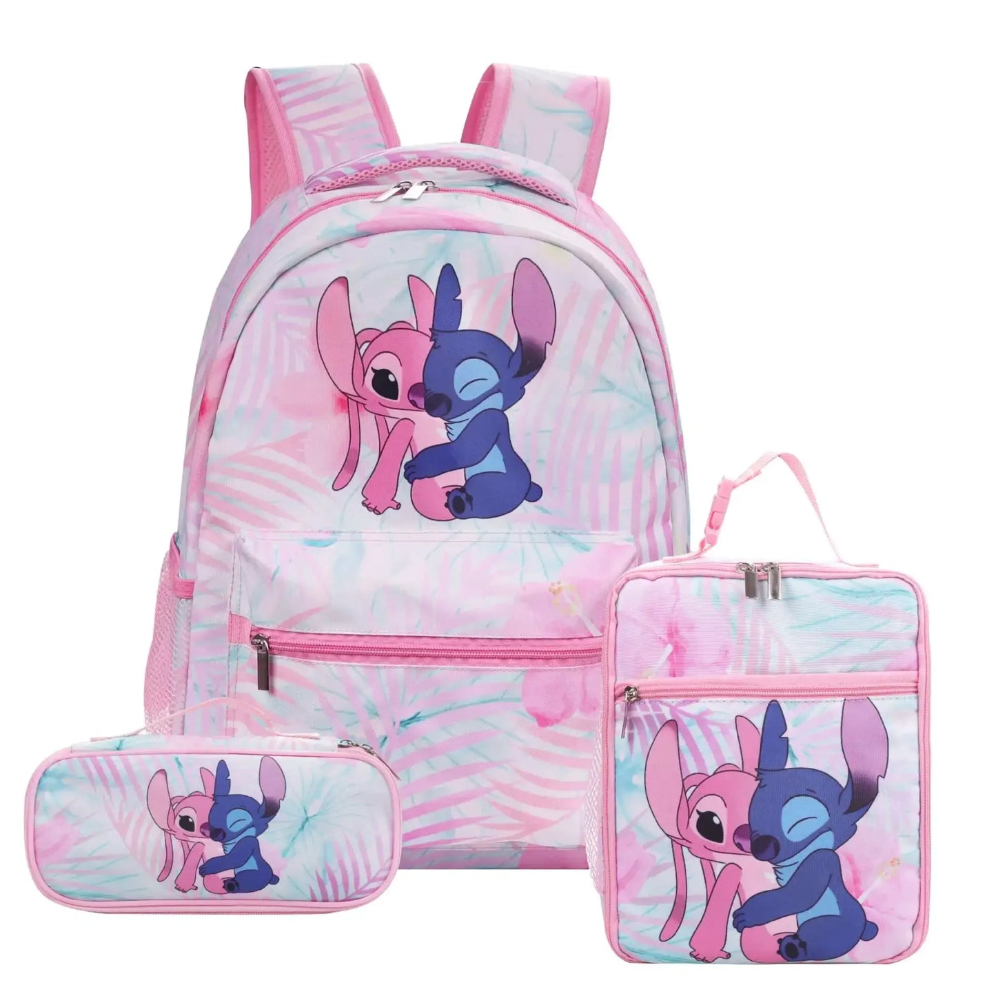 Stitch Primary School Bag Children's Cartoon Backpack Backpack Boys Girls Anime Kawaii Cartoon School Bag Mochila