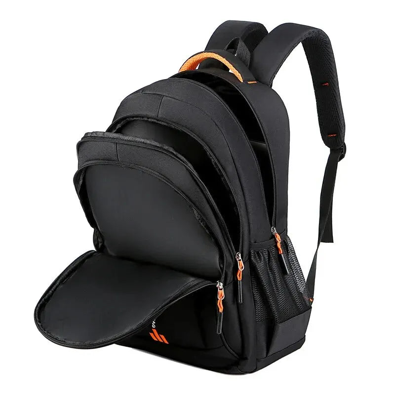 Backpack Men's Women's Oxford Cloth Backpack High Capacity Junior High School Student Schoolbag Men's Travel Backpack