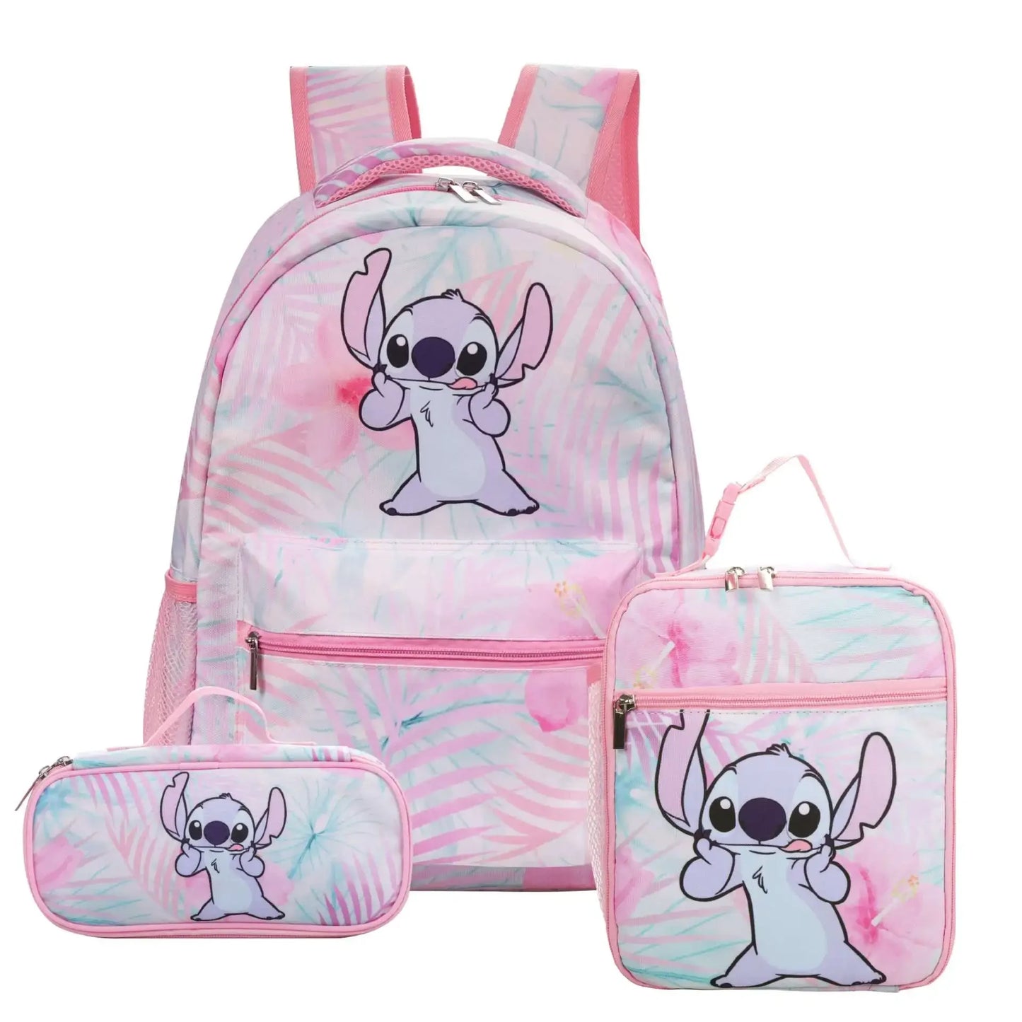 Stitch Primary School Bag Children's Cartoon Backpack Backpack Boys Girls Anime Kawaii Cartoon School Bag Mochila